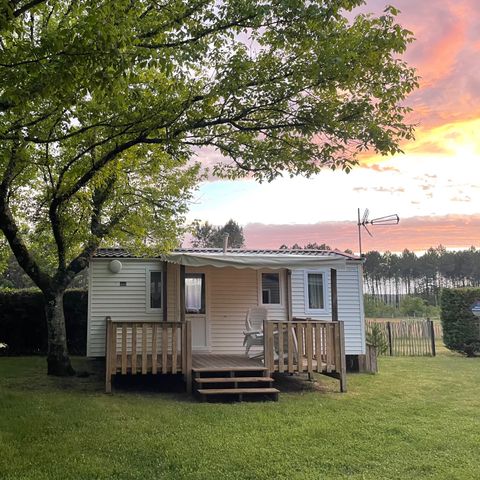 Stacaravan 4 personen - Eco - 20m² - 2 kamers - mooi terras