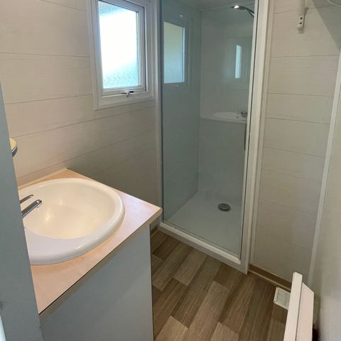 Mobilheim 6 Personen - Nature - 25m² - 2 Schlafzimmer - schöne Terrasse