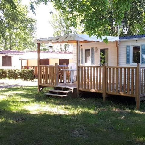 Mobile home 4 persons - Family - 25m² - 2 bedrooms - covered terrace