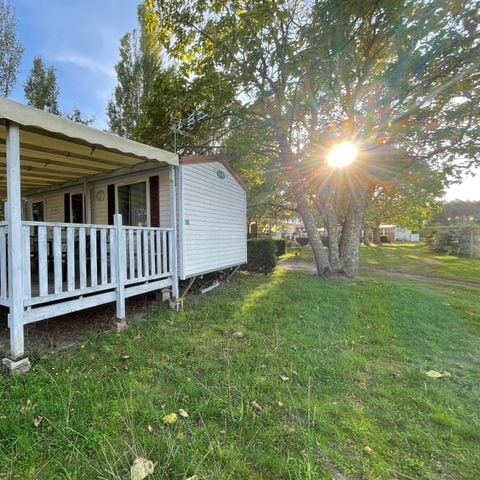 Mobilheim 8 Personen - Tribu - 35m² - 3 Schlafzimmer - überdachte Terrasse