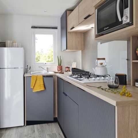 Mobilhome 4 personnes - Mobil home Premium 4 pers. - 30 m² - Climatisation - 2 chambres - terrasse couverte