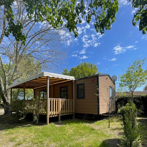 MOBILE HOME 4 people - New for 2024! Mobile home Premium 4 pers. - 30 m² - Air-conditioned - 2 bedrooms - covered terrace