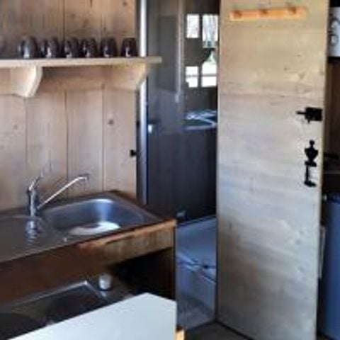 TENTE TOILE ET BOIS 4 personnes - La Cabane 2 chambres