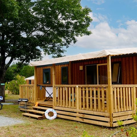 Stacaravan 6 personen - Cottage Prestige 3 slaapkamers 1 badkamer (Green Village 800 m van Domaine de la Forge)