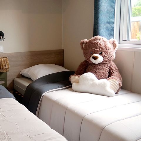 Stacaravan 6 personen - Cottage Prestige 3 slaapkamers 1 badkamer (Green Village 800 m van Domaine de la Forge)