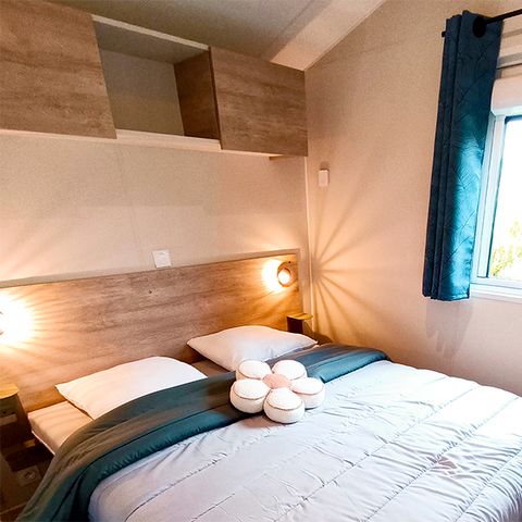 Stacaravan 4 personen - Cottage Prestige 2 slaapkamers 1 badkamer (Green Village 800 m van Domaine de la Forge)