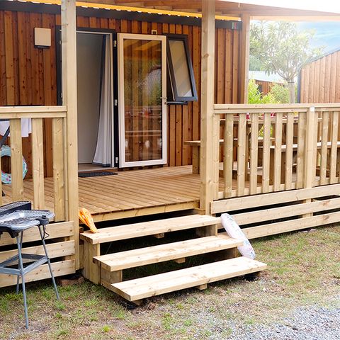 MOBILHOME 4 personas - Cottage Prestige 2 habitaciones 1 cuarto de baño (Green Village a 800 m del Domaine de la Forge)