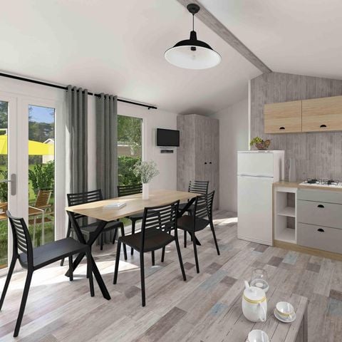 Mobilheim 6 personen - RES Prestige-Ferienhaus mit 3 Schlafzimmern