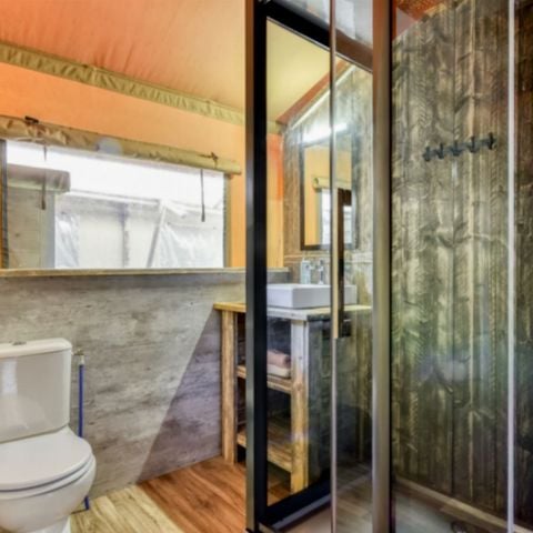 TENTE TOILE ET BOIS 5 personnes - Lodge Luxe 2 chambres