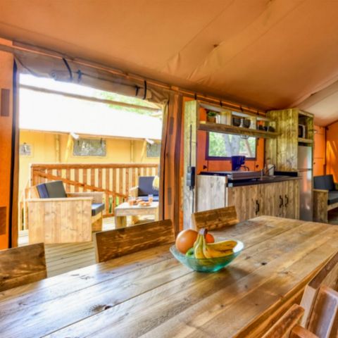 TENDA IN TELA E LEGNO 5 persone - Loggia VIP