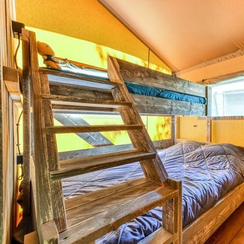 Safaritent 5 personen - Lodge Luxe 3 Kamers 5 Personen