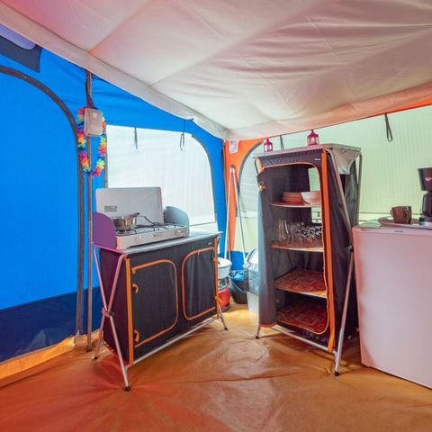 tent 4 personen - Volledig ingerichte tent