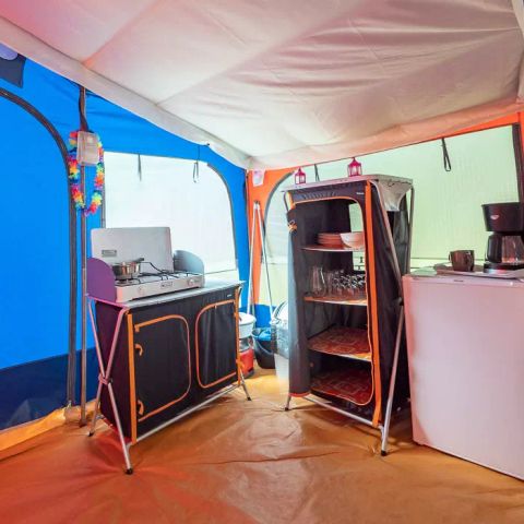 Tente 4 personnes - Tente Navajo 3 Pièces 4 Personnes Sans Sanitaire