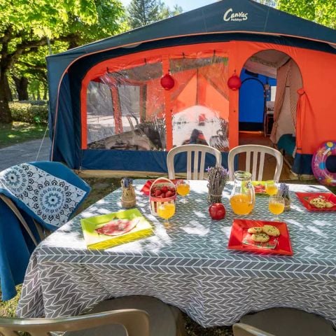Tente 4 personnes - Tente Navajo 3 Pièces 4 Personnes Sans Sanitaire