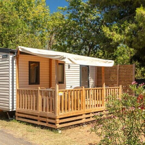 Mobilheim 6 personen - Mobilheim | Comfort | 3 Zi. | 6 Pers. | Erhöhte Terrasse | Clim.