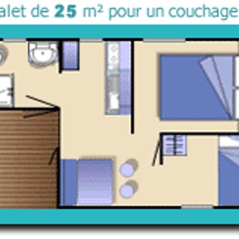 CHALET 4 personas - ABEJA