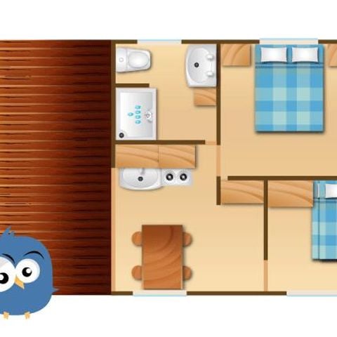 Chalet 4 Personen - NEMO (Samstag/Samstag)