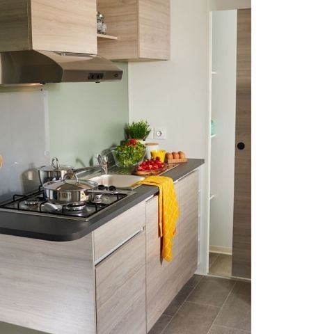 MOBILHOME 10 personnes - TRIBU  (2 locations face à face avec terrasse commune)