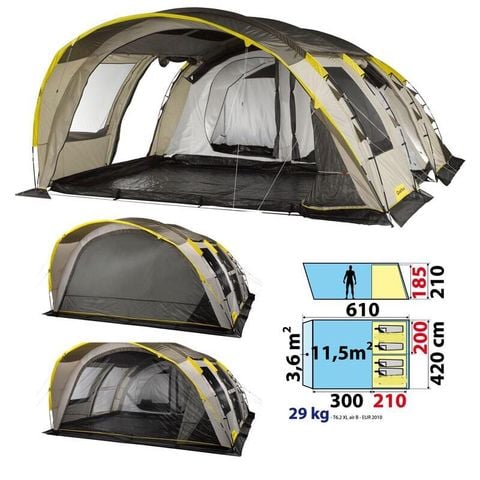 Tienda 4 personas - READY TO CAMP (colchones de aire)