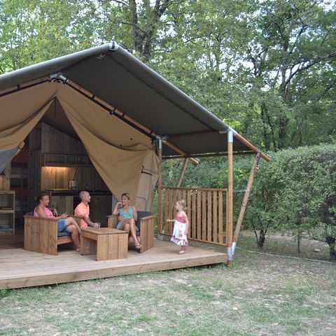 SAFARITENT 4 personen - Safari Lodge zonder douche