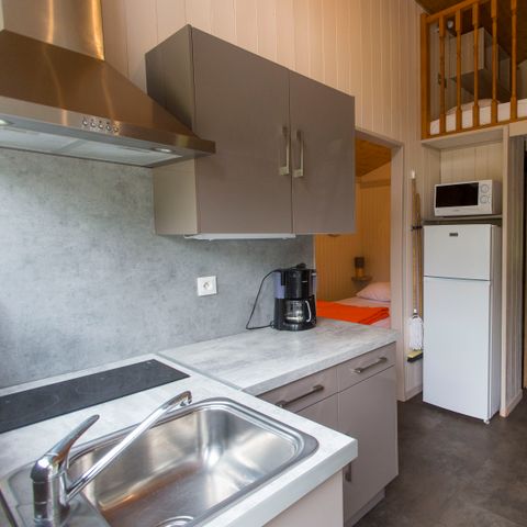 Chalet 4 personen - Chalet Bleu 35m² - 1 kamer - mezzanine