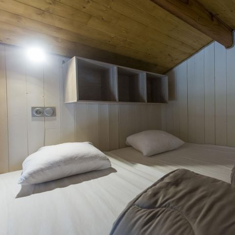 CHALET 4 personnes - Chalet Bleu 35m² - 1 chambre - mezzanine