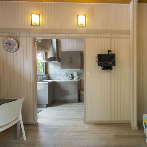 CHALET 4 persone - Chalet verde e rosso 35m² - 1 camera da letto + mezzanino