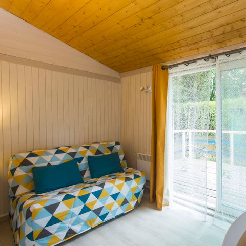 Chalet 4 personen - Chalet groen en rood 35m² - 1 kamer + mezzanine