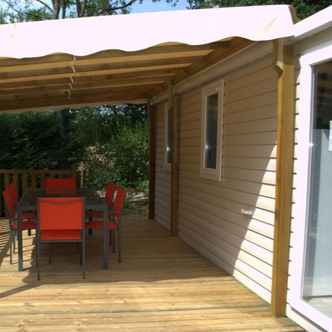 Stacaravan 6 personen - Zeer grote stacaravan 3 32m2 - 3 slaapkamers