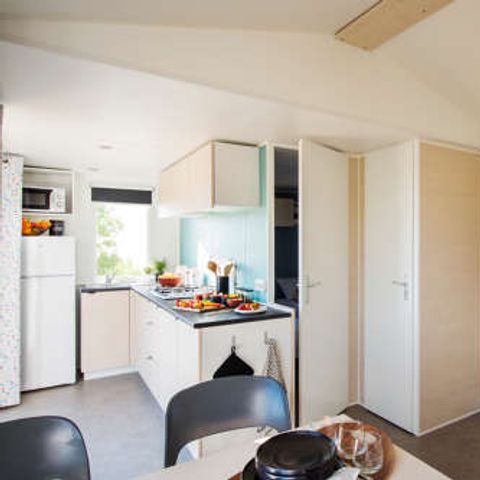 Stacaravan 5 personen - Grote stacaravan 8 van 30m2 - 2 slaapkamers