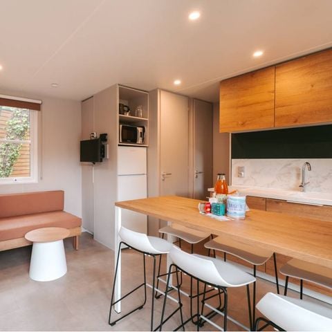 Stacaravan 6 personen - Huisje Escondido 6 p 3 Ch 1 Sdb ****