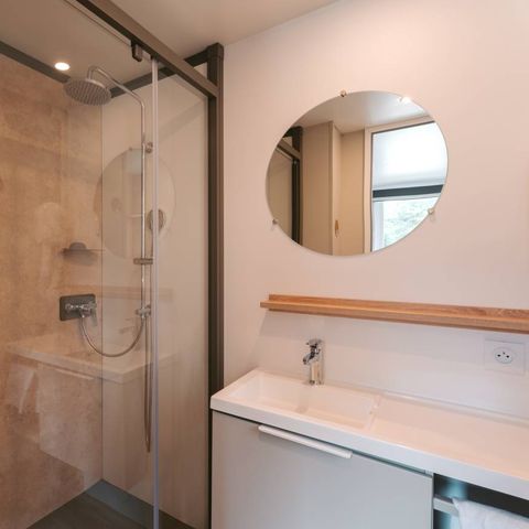 Mobilheim 6 Personen - Cottage Cave Rock 6 P 3 Schlafz. 2 Bad Premium