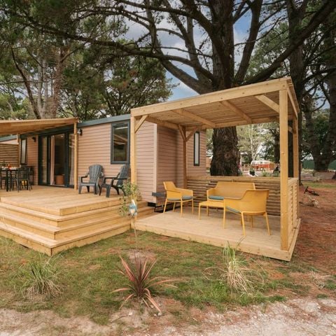 Stacaravan 6 personen - Cottage Grottenrots 6 p 3 Ch 2 Sdb Premium