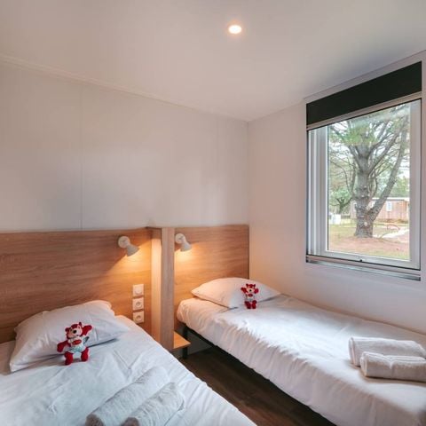 Stacaravan 6 personen - Cottage Grottenrots 6 p 3 Ch 2 Sdb Premium