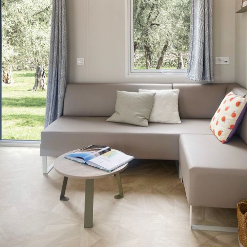 MOBILE HOME 6 people - Mobil-home | Premium | 3 Bedrooms | 6 Pers | Terrace Lounge | Air conditioning | TV