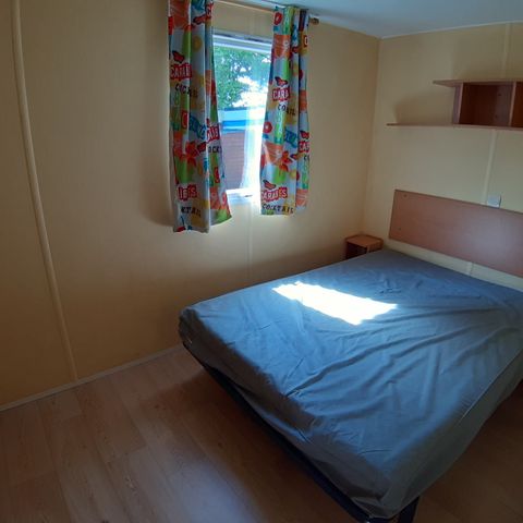 Mobilheim 4 Personen - P'tit budget- 2 Zimmer + Terrasse- Klimaanlage und TV inbegriffen
