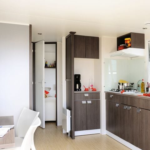 CASA MOBILE 4 persone - COMFORT - 2 camere da letto + terrazza + grande frigo-congelatore - Aria condizionata e Tv incluse