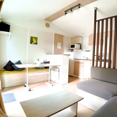 Mobilheim 4 personen - CONFORT PLUS- 2 Schlafzimmer + 2 Bäder- Klimaanlage und TV inklusive