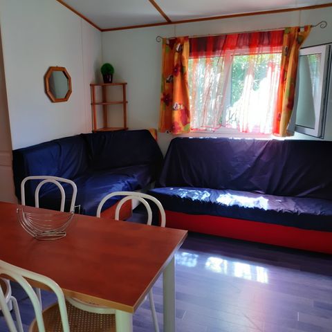 Mobilhome 6 personas - FAMILY CONFORT 3 dormitorios + 2 terrazas (1 abierta + 1 cerrada)