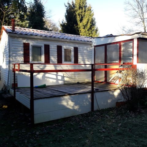 Mobilheim 6 personen - FAMILY CONFORT 3 Zimmer + 2 Terrassen (1 offene + 1 geschlossene)