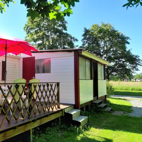 MOBILE HOME 6 people - FAMILY CONFORT 3 bedrooms + 2 terraces (1 open + 1 closed)