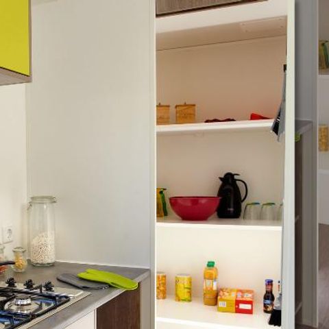 Stacaravan 4 personen - Vakantiehuisje - 27 m² - 2 slaapkamers, 2/4 personen