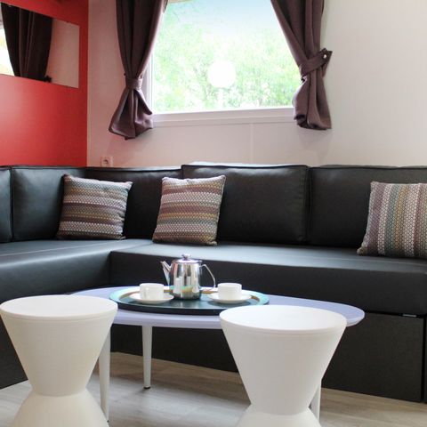 BUNGALOW 4 personnes - Cottage Prestige 40 m² - 2 chambres - 2 salles de bain (draps et serviettes inclus) 2/4 pers
