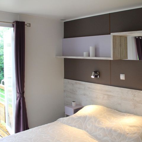 Mobilheim 4 Personen - Cottage Prestige 40 m² - 2 Zimmer - 2 Bäder (inkl. Bettwäsche und Handtücher) 2/4 pers.