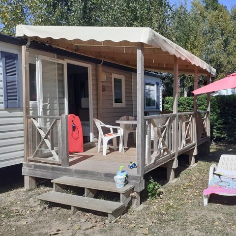 Stacaravan 4/6 personen - Cottage Confort - 31m² - 3 kamers