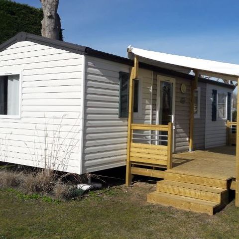 Stacaravan 4/6 personen - Cottage Confort - 31m² - 3 kamers