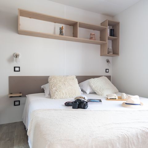 Bungalow 1/2 persons - Cottage Prestige 20 m² - 1 bedroom - Bed linen and towels included