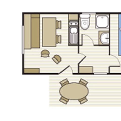 Bungalow 2 Personen - ALIZE 2 Pers. Samstag