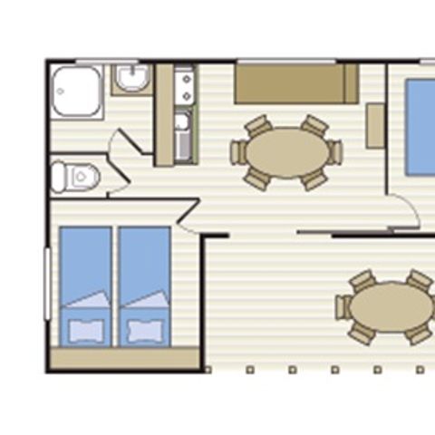 BUNGALOW 4 personas - LAGON