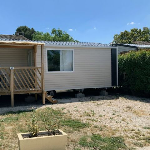 MOBILE HOME 4 people - LOGGIA with air conditioning + TV